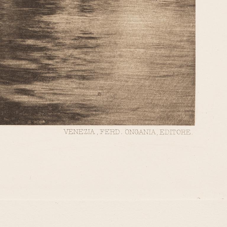 Photogravure plates from Venice.