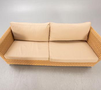 A Chester sofa by Cane Line artificial cane 21st century sofa.