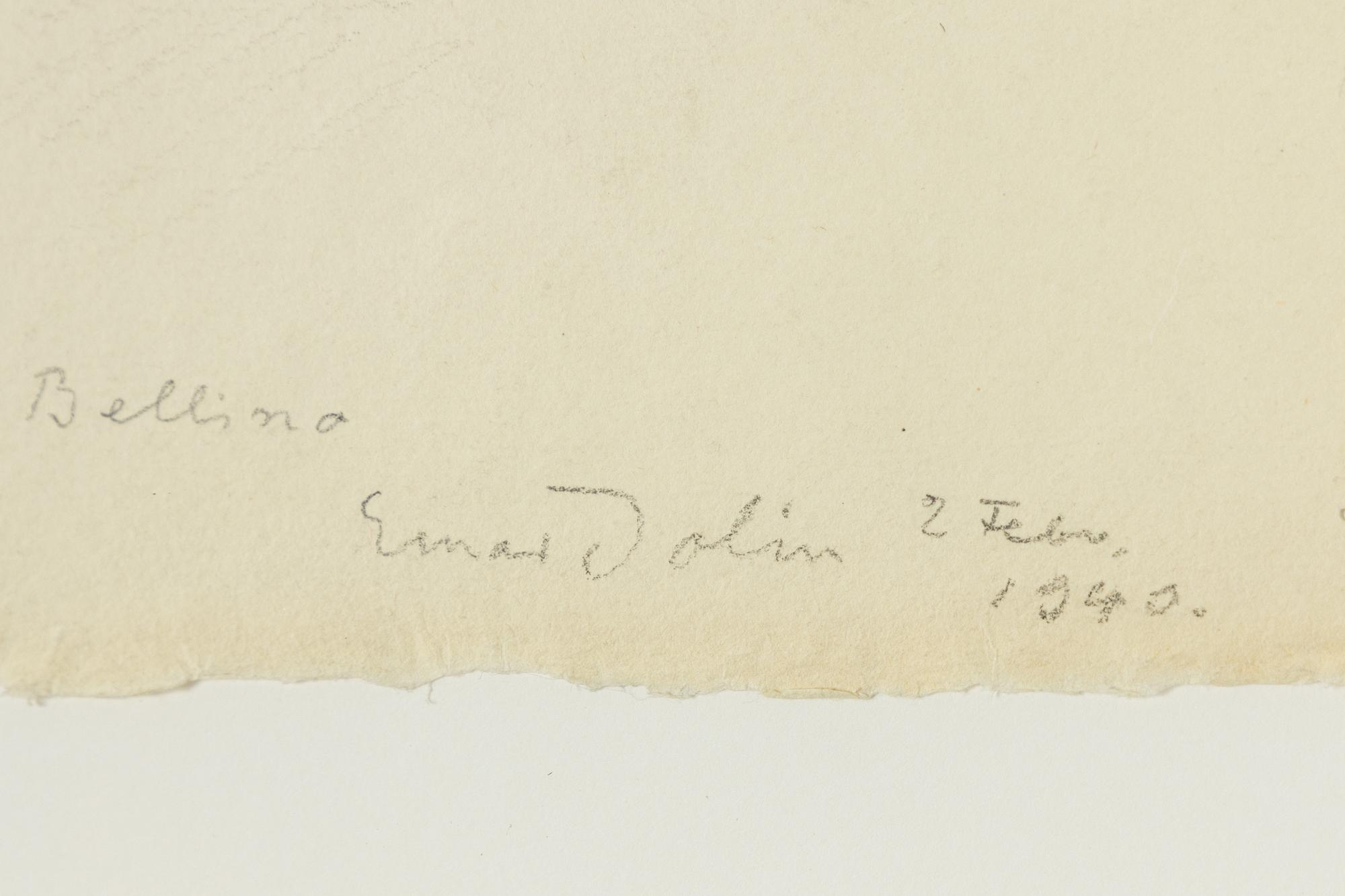 Einar Jolin, "Efter Bellini".