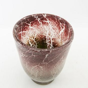 Table lamp and vase, Ikora, WMF (Württembergische Metallwarenfabrik), Germany, mid 20th century.