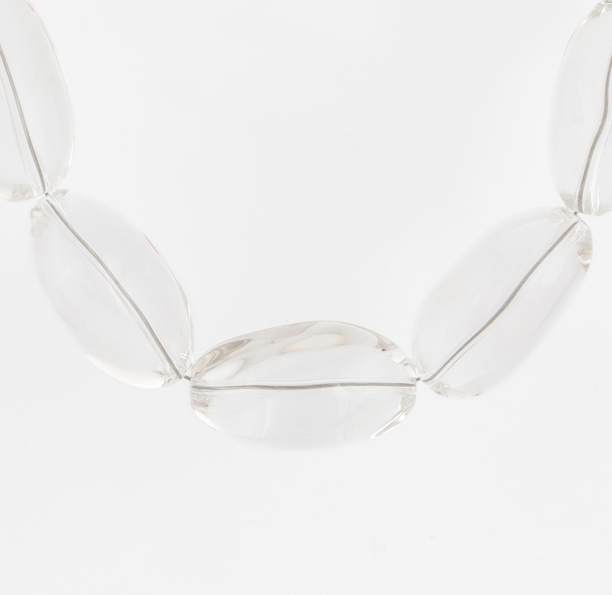 MARGARETH SANDSTRÖM, collier, bergkristall och sterling silver, Sandström De Wit, Guld & Silversmedjan, Linköping, 2006.