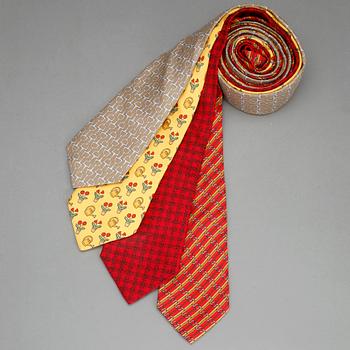 SLIPSAR, 4 st, siden, Hermès, Frankrike.