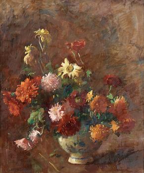 520. Esther Kjerner, Blomsterstilleben.