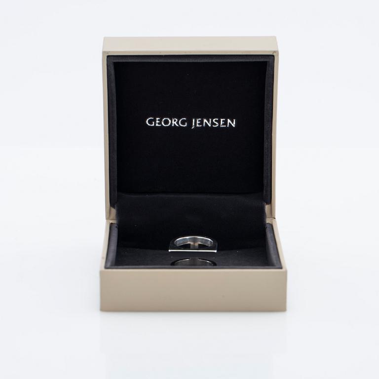 Georg Jensen, Ring "Aria" model no. 593E sterling silver.