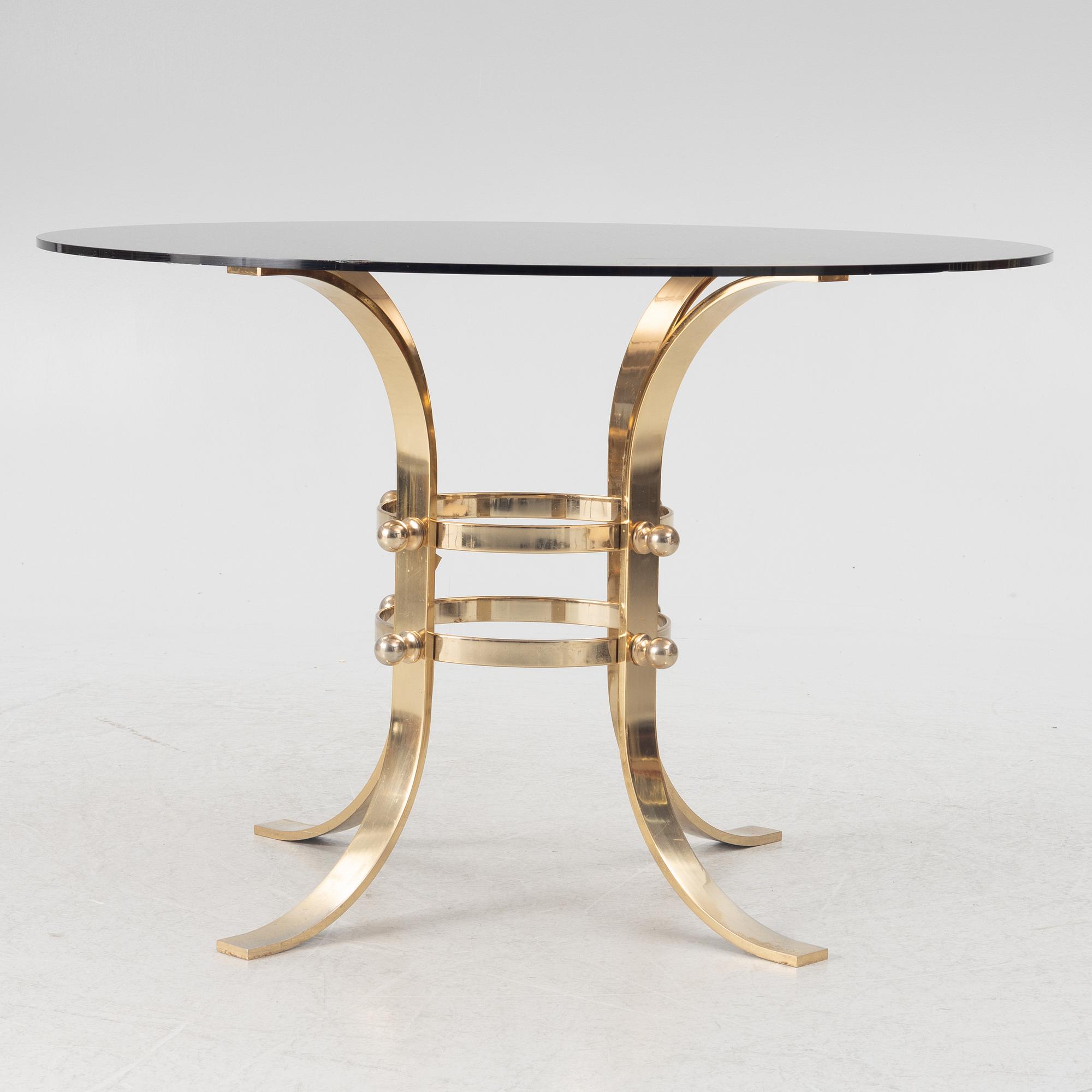 Dining group, 5 pieces, Italy, 1980s.