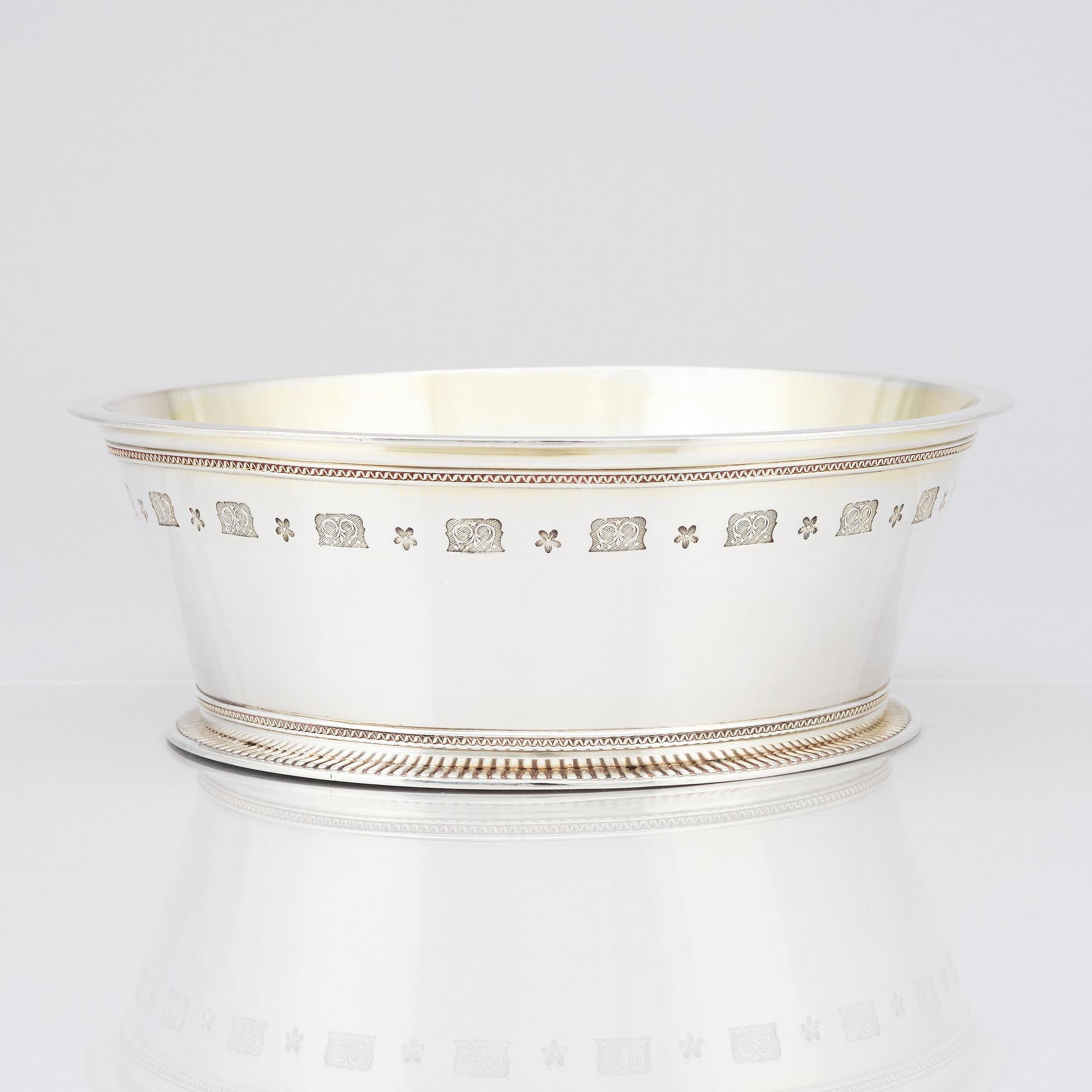 Wiwen Nilsson, a sterling silver bowl, Lund Sweden 1944.