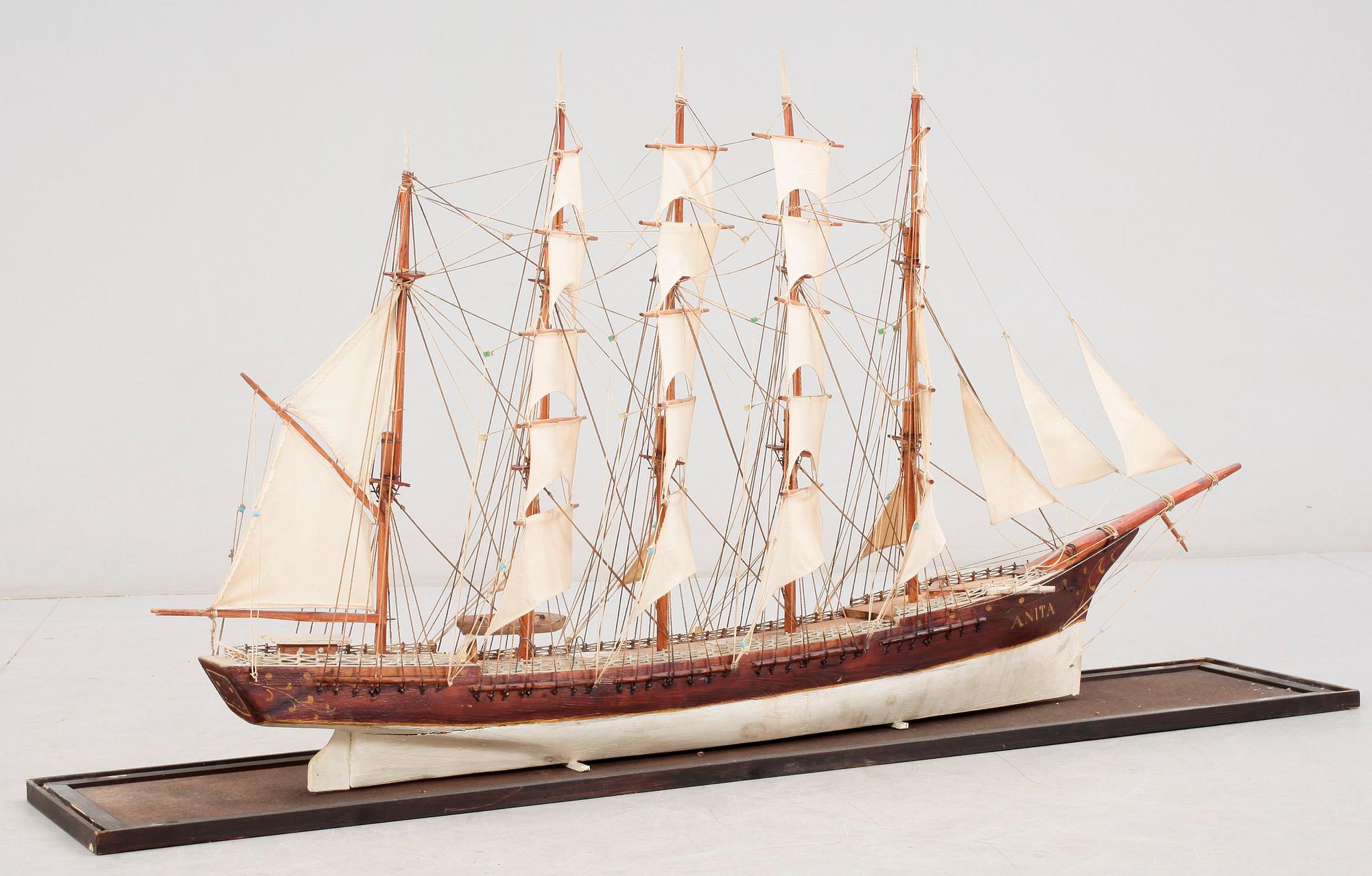 BÅTMODELL, 1900-tal.