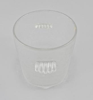CHAMPAGNEKYLARE, glas, Boda, omkring 1900-talets mitt.