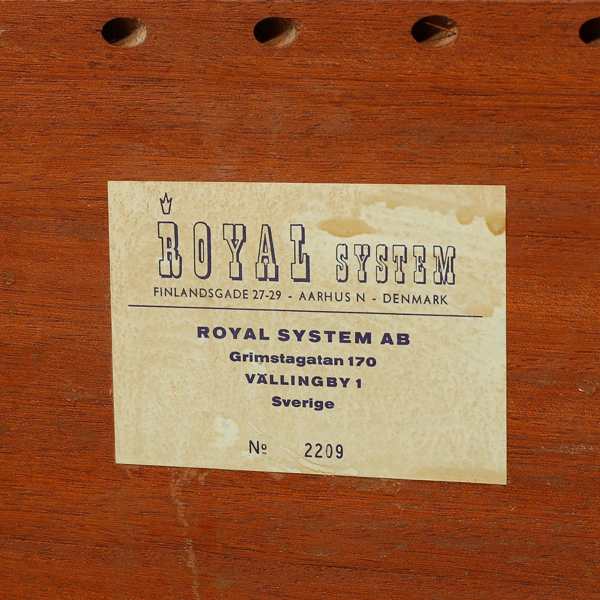 POUL CADOVIUS, hyllsystem, Royal System, 1950/60-tal.