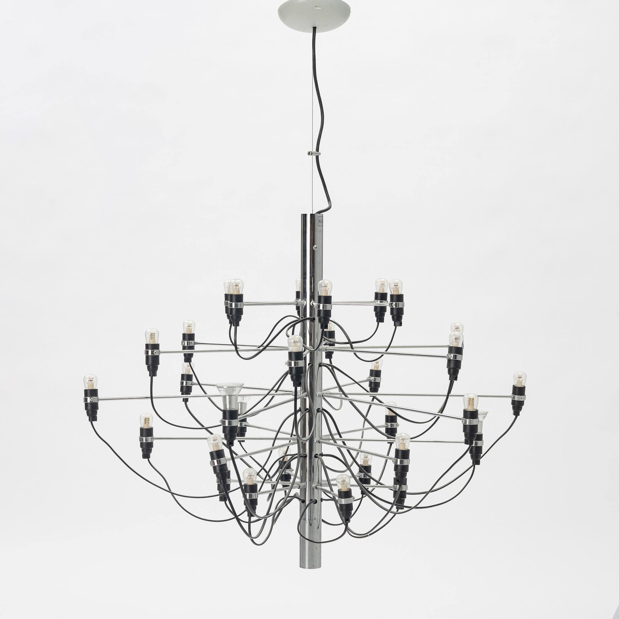 Gino Sarfatti, taklampa, modell 2097/30, Flos, Italien.