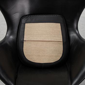 Arne Jacobsen, , "Ägget", fåtölj, model 3316, Fritz Hansen, Danmark.