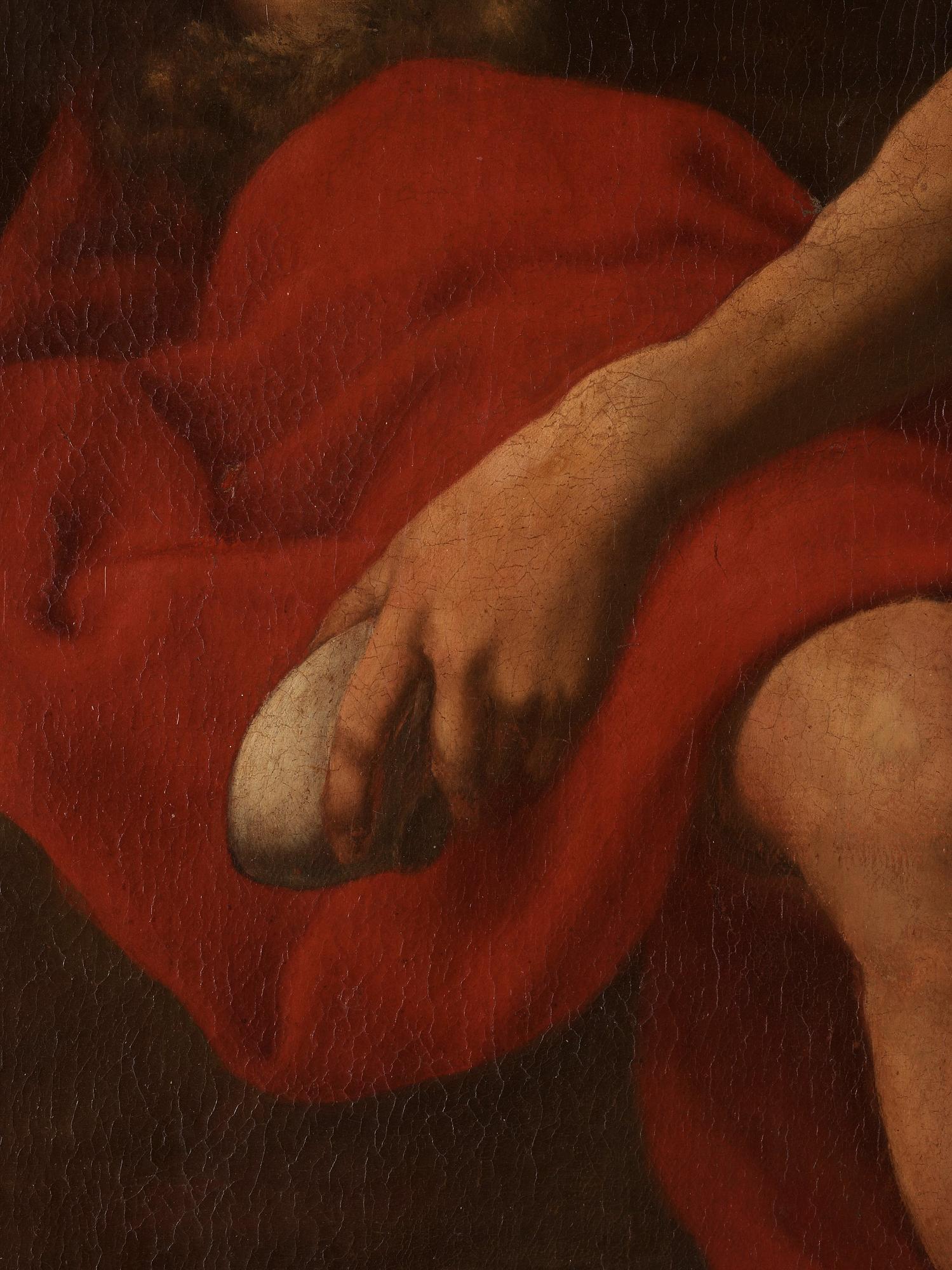 Italian artist 17Th Centyry, Saint John de Baptist.