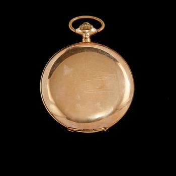 FICKUR, guld 14 K, 1900-talets första hälft, total vikt 94 gram.