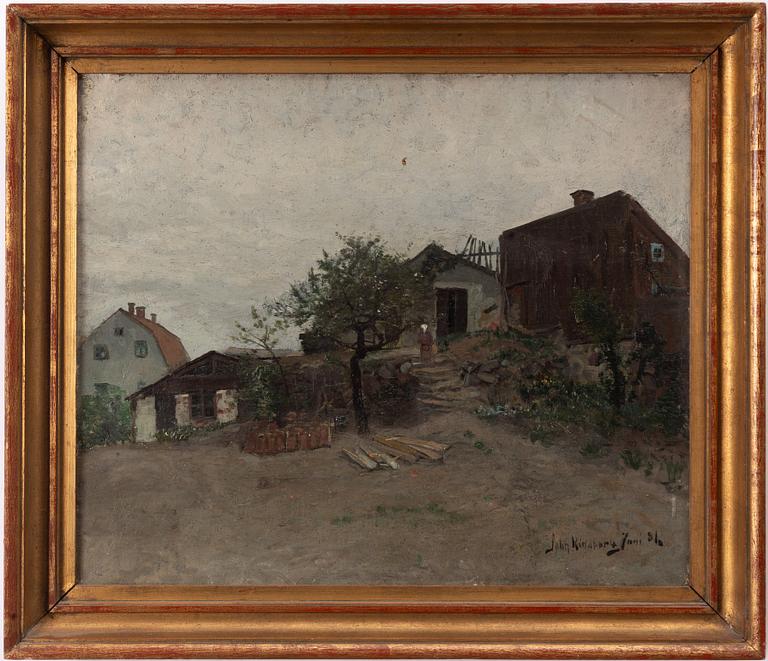 Johan (John) Kindborg, Farmyard scene.