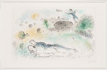 Marc Chagall, "Lovers at the Ishbah".