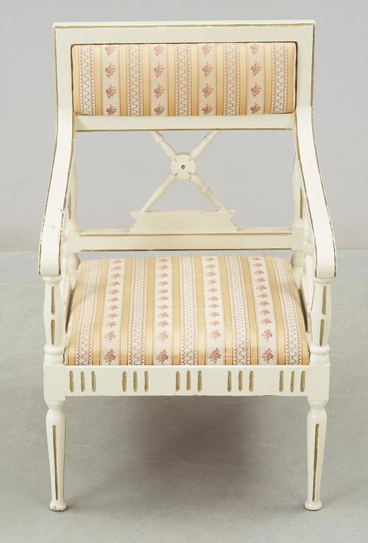 KARMSTOL, gustaviansk stil, 1900-talets början.