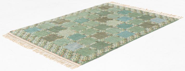 Barbro Nilsson, a carpet, "Gröningen ljus", knotted pile, ca 210 x 153 cm, signed AB MMF BN.