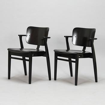 Ilmari Tapiovaara, a set of four mid-20th-century 'Domus' chairs, for Keravan Puutoellisuus, Finland.
