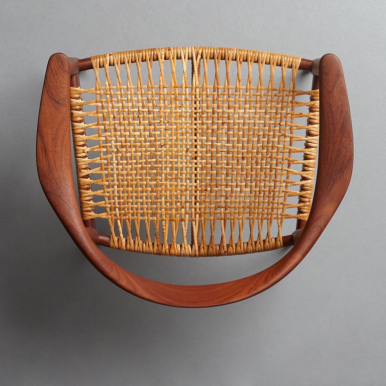 HANS J WEGNER, karmstol, "The Chair" modell "JH501" Johannes Hansen, Danmark, 1950-tal.