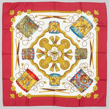 Hermès, scarf, "Les Tambours".