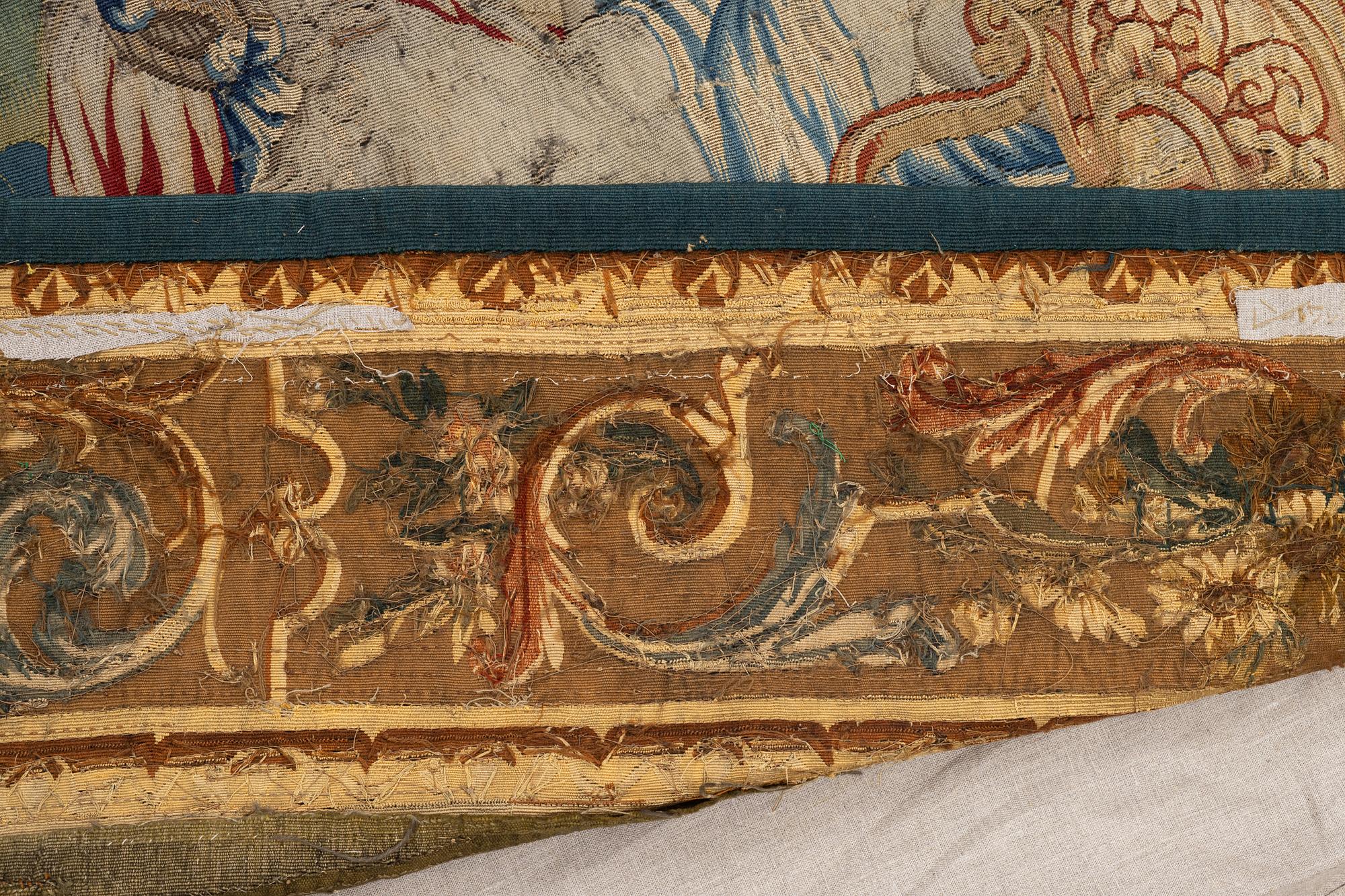 A flemish tapestry c. 292 x 210 cm, circa 1700.