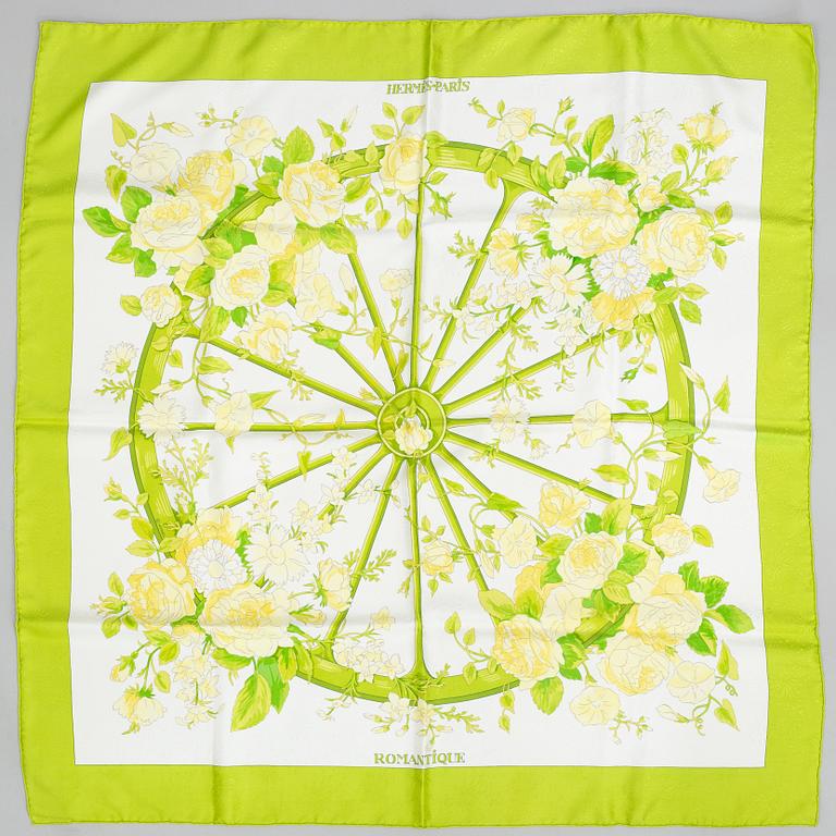 Hermès, scarf, "Romantique".