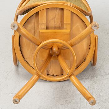 Four Thonet-style chairs, end of the 20th century.