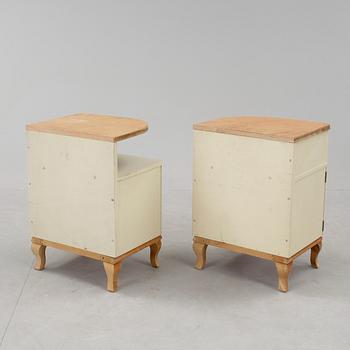 SÄNGBORD, ett par, Svensk Möbelindustri, 1920/30-tal.