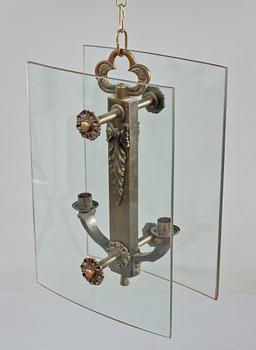 TAKLAMPA, 1920/1930-tal.  Höjd ca 37 cm.