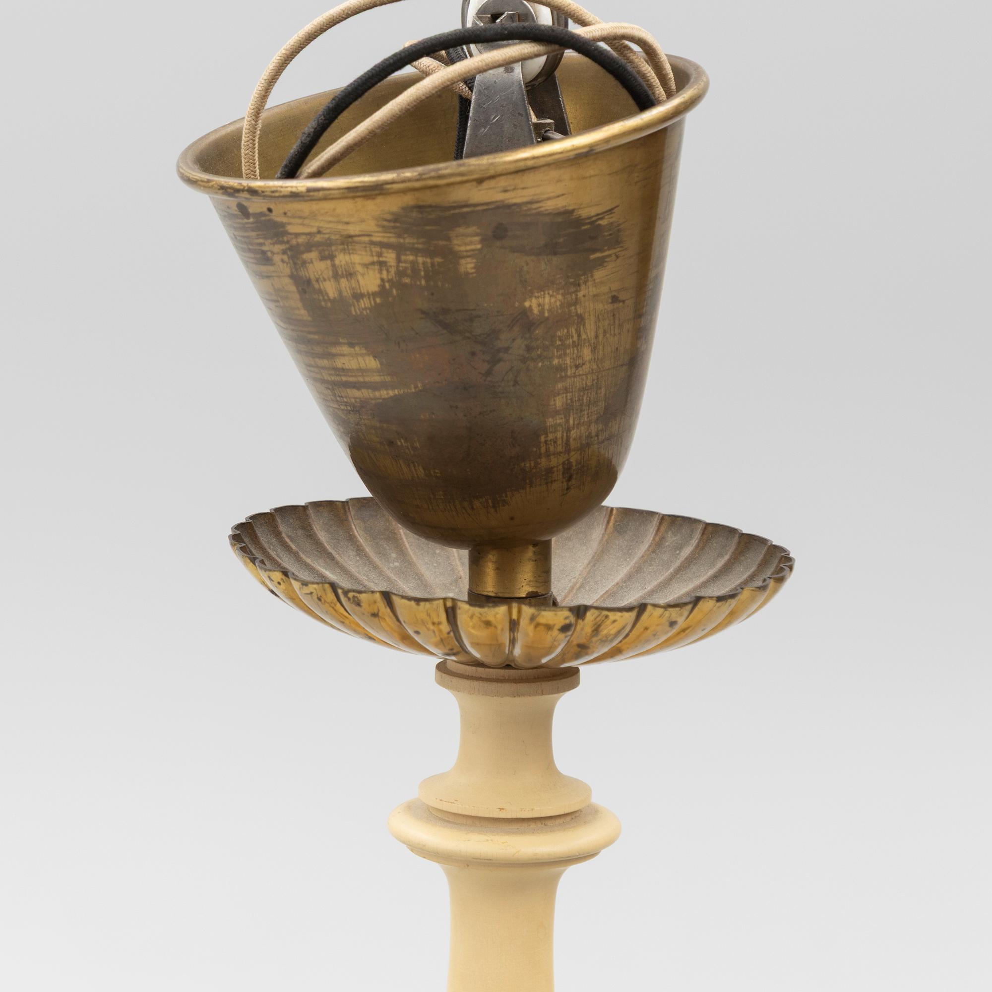 A ceiling lamp, Swedish Modern, 1940s.