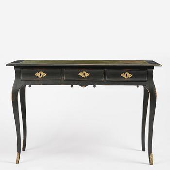 A Swedish rococo writings desk in the manner of C. Linning, Stockholm,l later part 18th century.