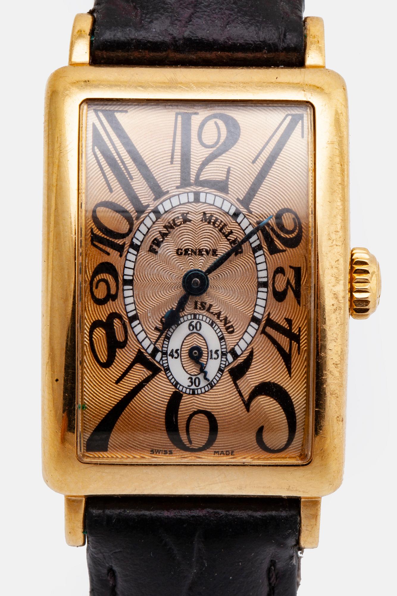 FRANCK MULLER, Geneve, Long Island, wristwatch, 22 x 32 mm.