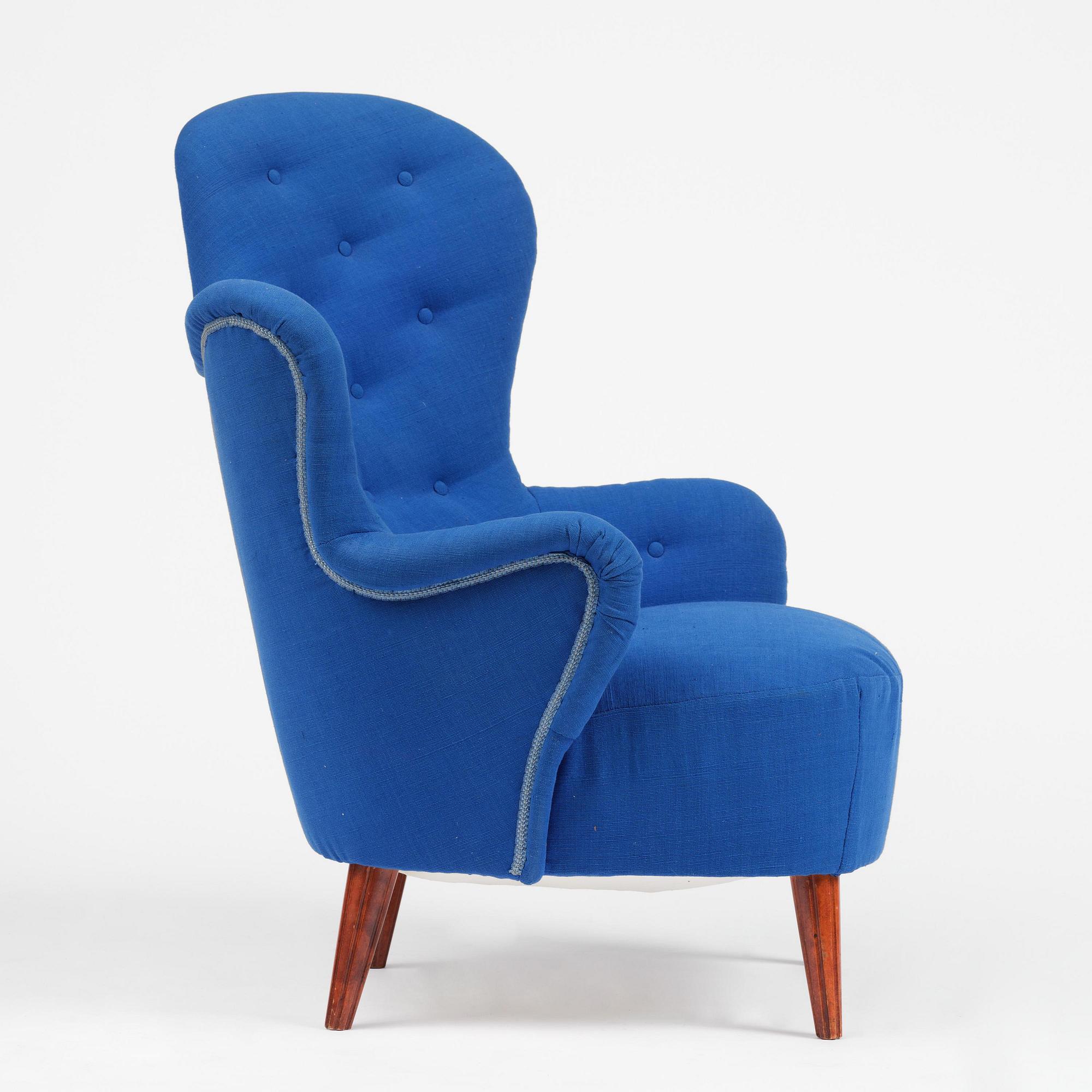 S. M. Wincrantz Möbelindustri, fåtölj, Swedish Modern, Skövde, 1940-50-tal.