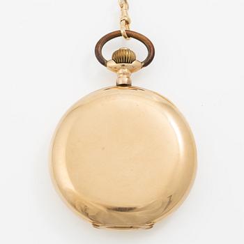 Pocket watch, hunter, 51 mm.