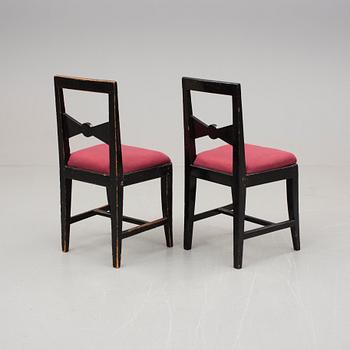 STOLAR, 6 st, allmoge, 1800-talets mitt.