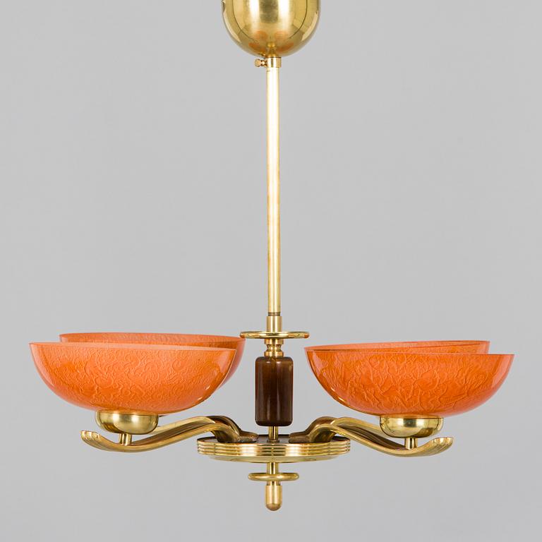 Paavo Tynell, a 1930s chandelier for Taito.