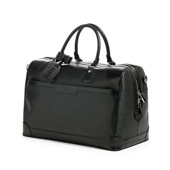 701. LOUIS VUITTON, a black epi leather weekendbag, "Bourget 50".
