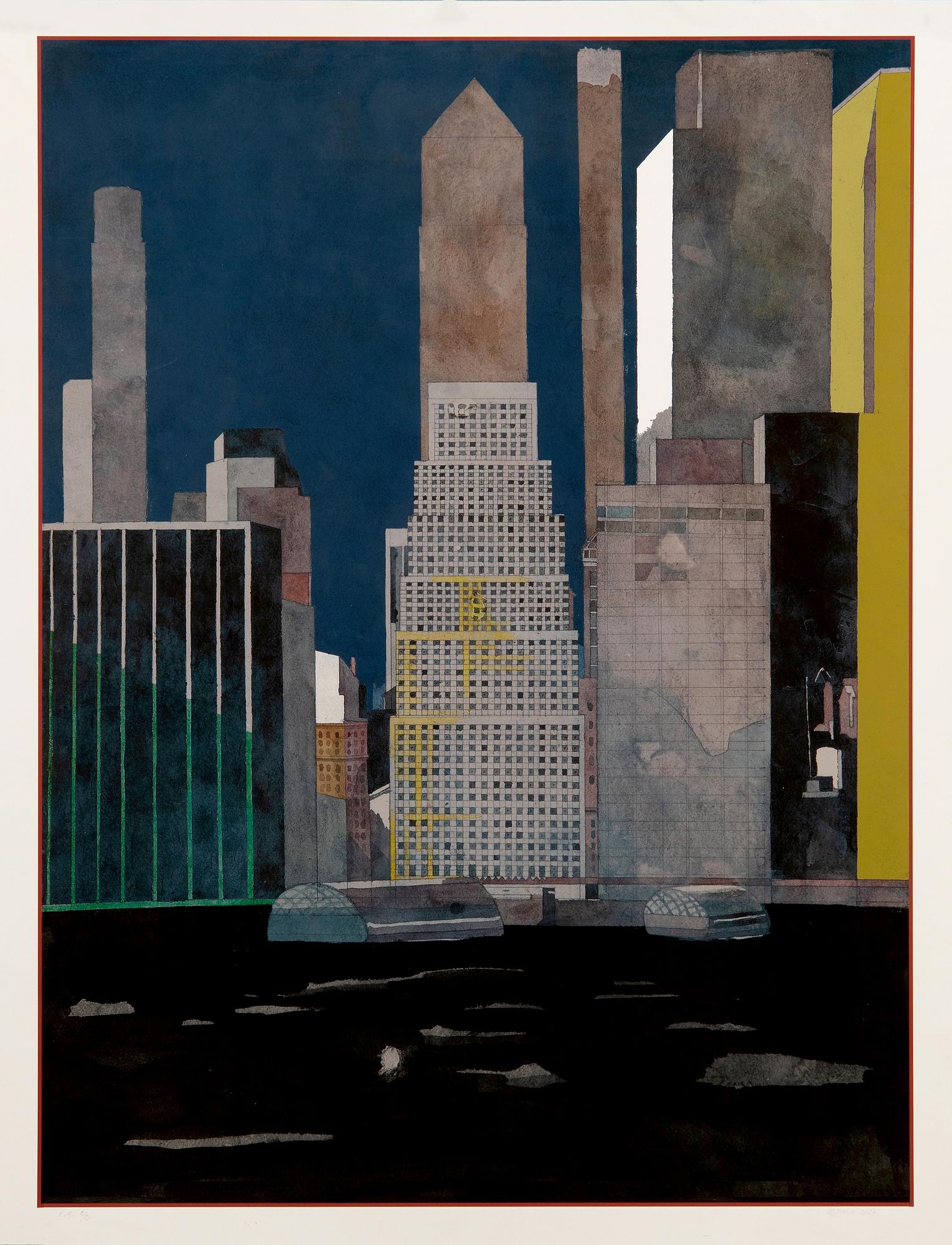 Jorge Castillo, "Downtown" from the portfolio "Urban landscapes New York City".