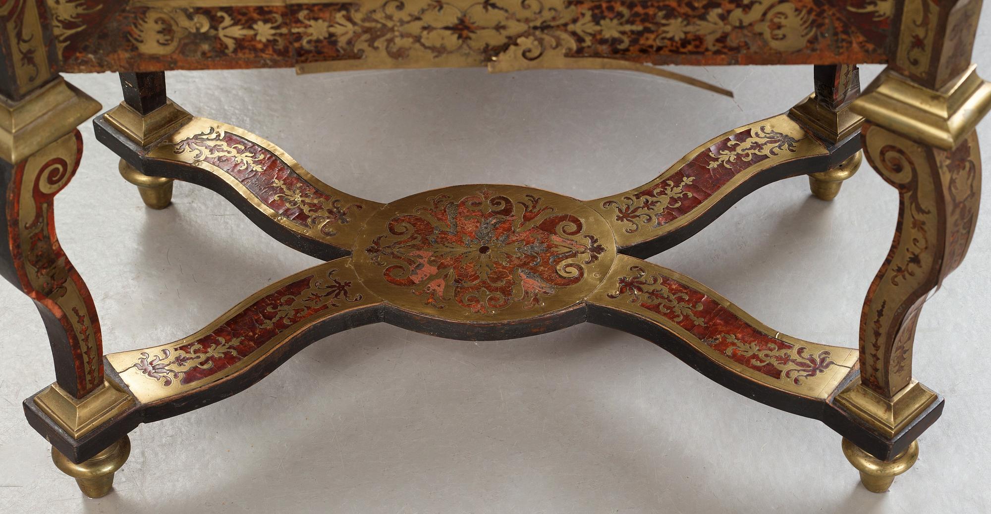SKRIVBORD, sk Bureau Mazarin, Frankrike omkring år 1700, barock, kretsen av Nicolas Sageot (1666-1731).