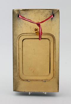 INKÖPSTAVLA TILL HUSHÅLLET, plåt, 1930/40-tal.