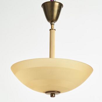 Erik Tidstrand, a model "30004" ceiling lamp, Nordiska Kompaniet, Sweden, 1930s-40s.
