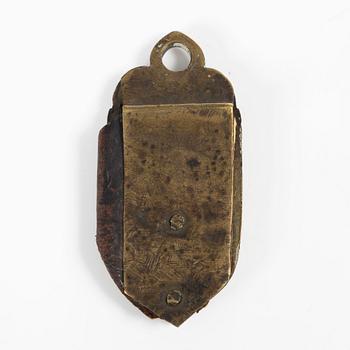 A pair of Baroque gilt brass mounts by C. C. Hartwig (caster active in Stockholm 1702-20).