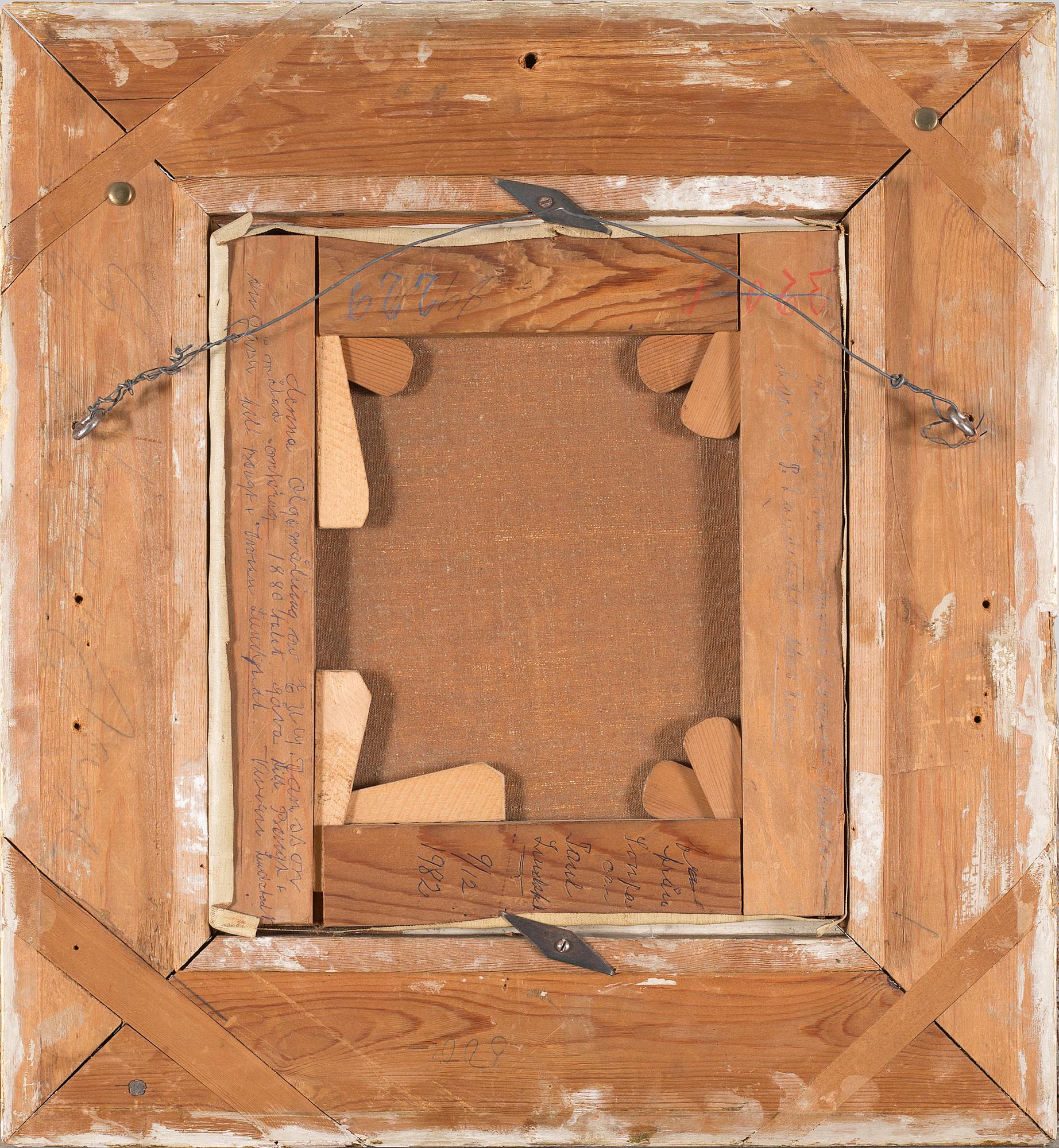 EUGÈNE JANSSON, oil on canvas.