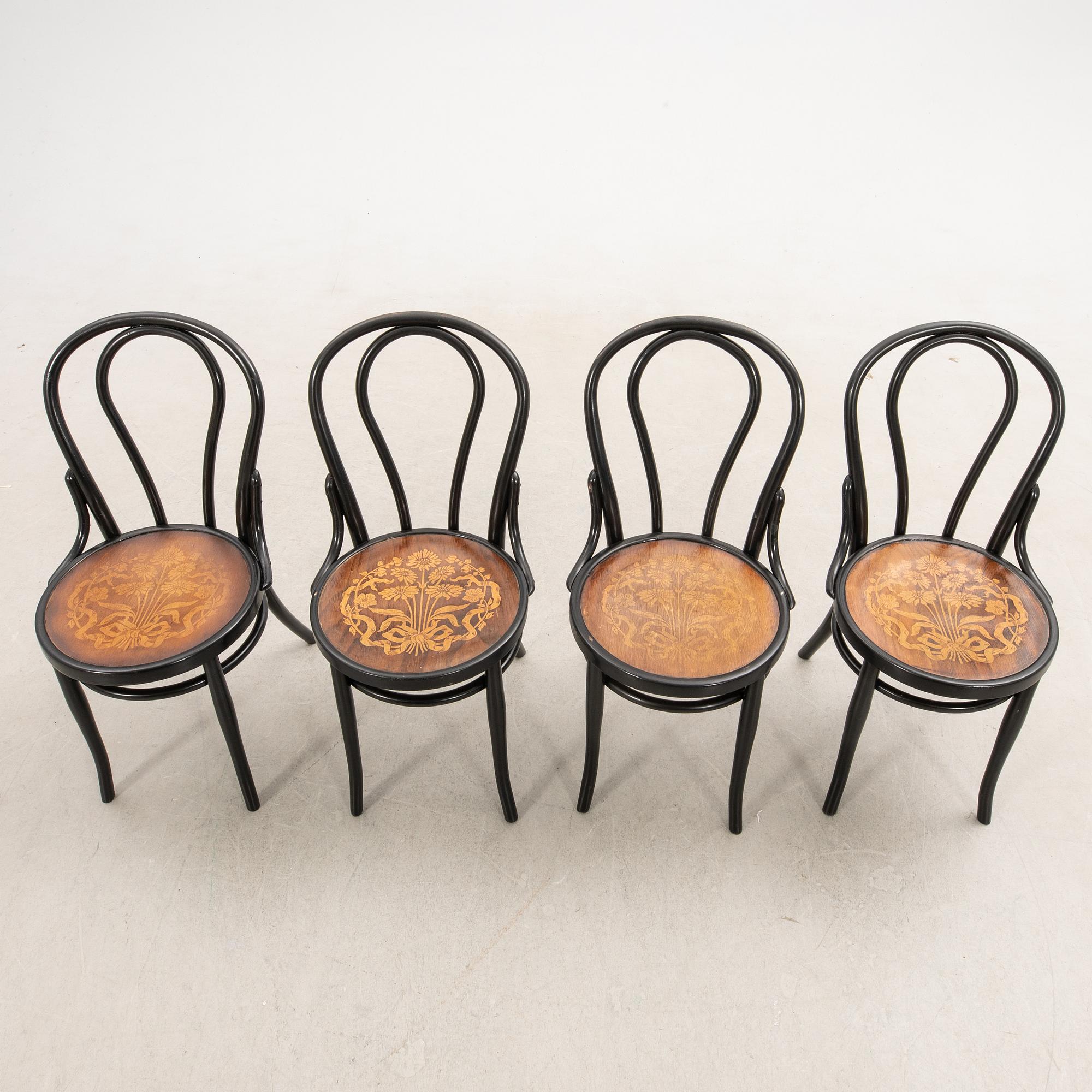 Chairs 4 pcs 20th century.