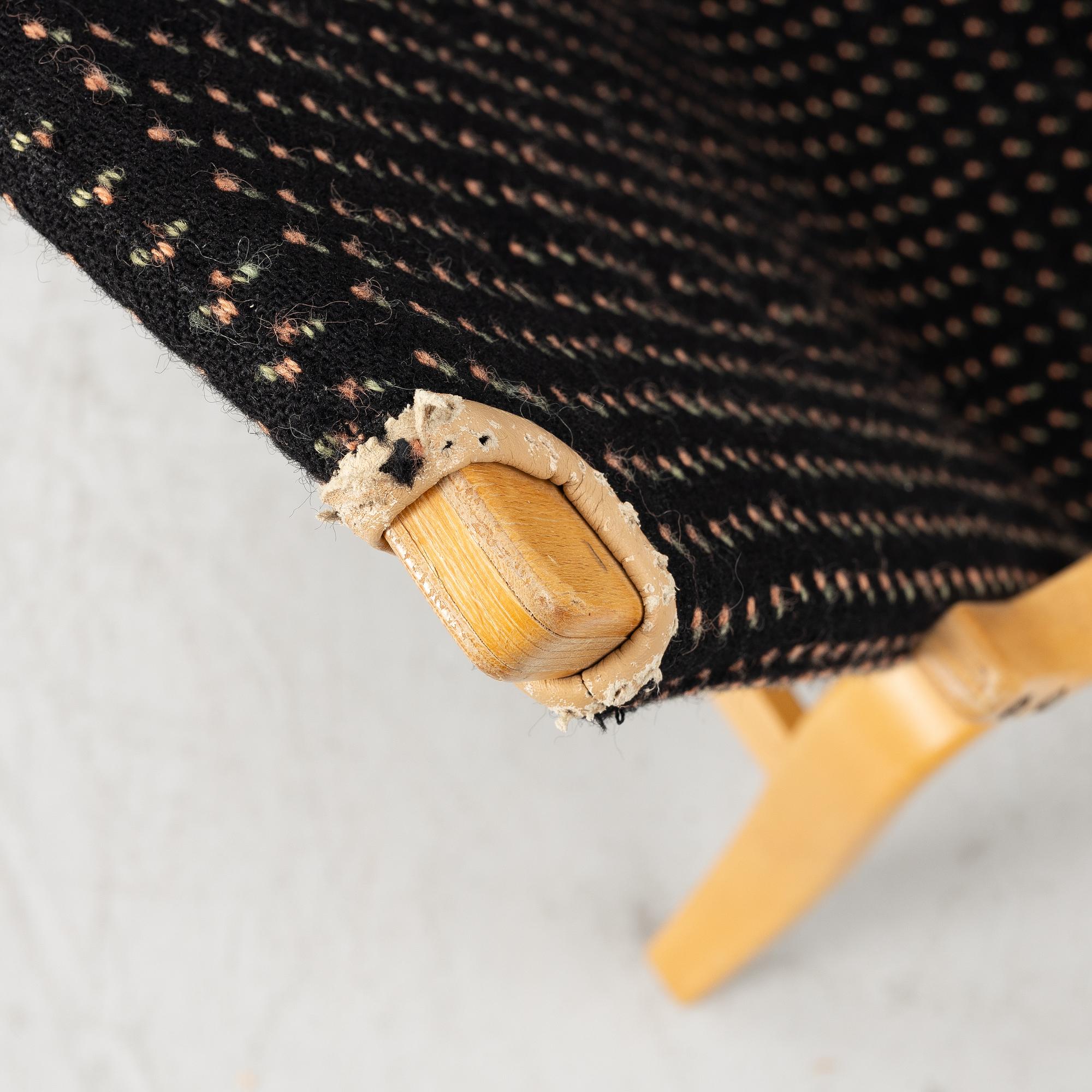 Bruno Mathsson, armchair, "Mina", Mathsson International, second half of the 20th century.