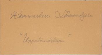 Harriet Löwenhjelm, watercolour.