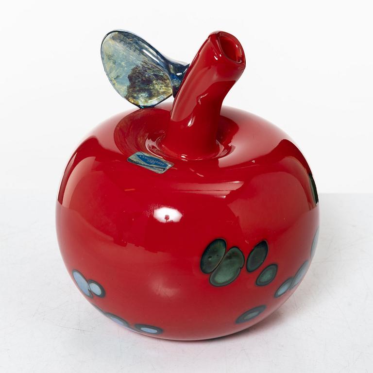 Oiva Toikka, äpple, glas, Nuutajärvi, Notsjö, Finland.