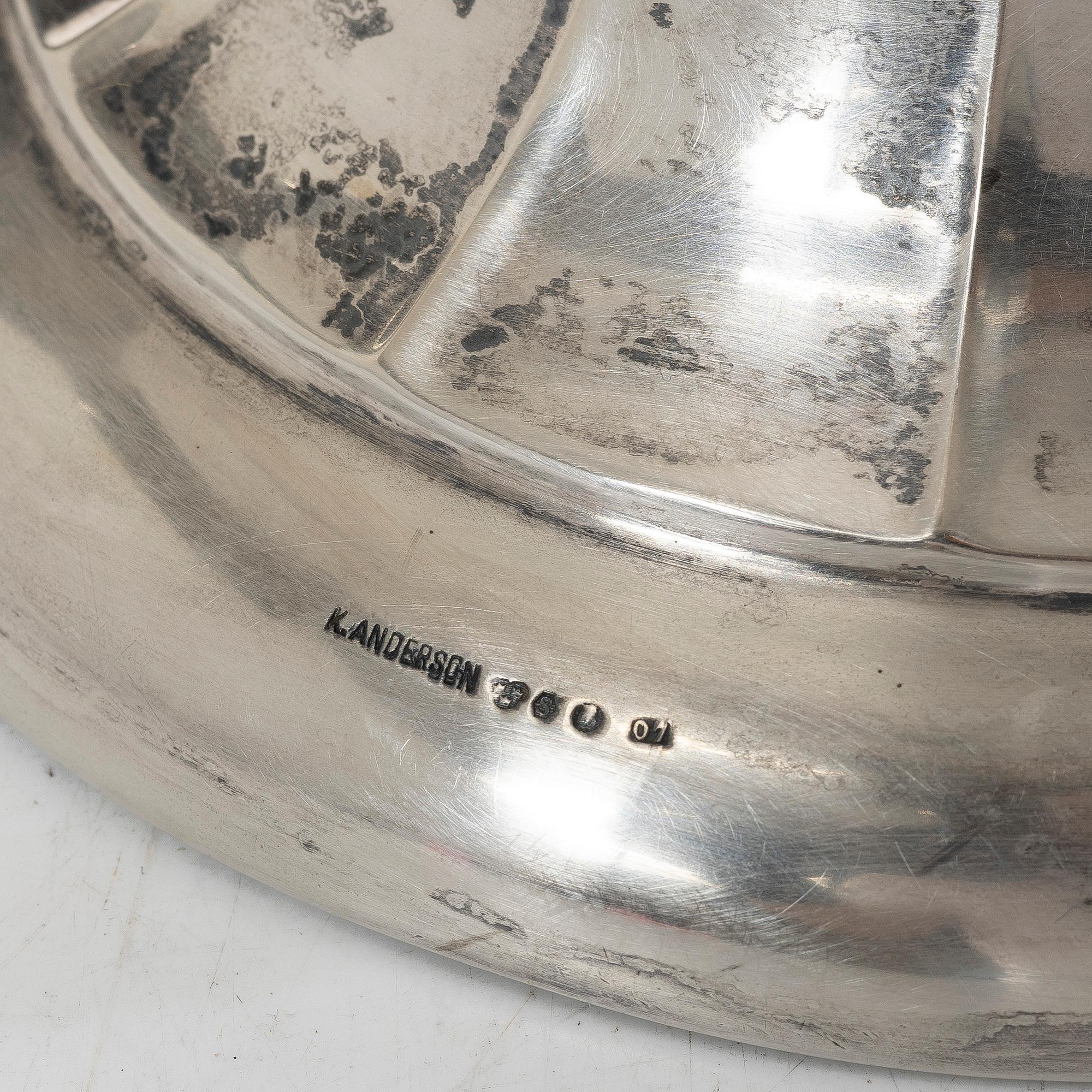 A silver bowl, K.Andersson, Stockholm, Sweden, 1916.