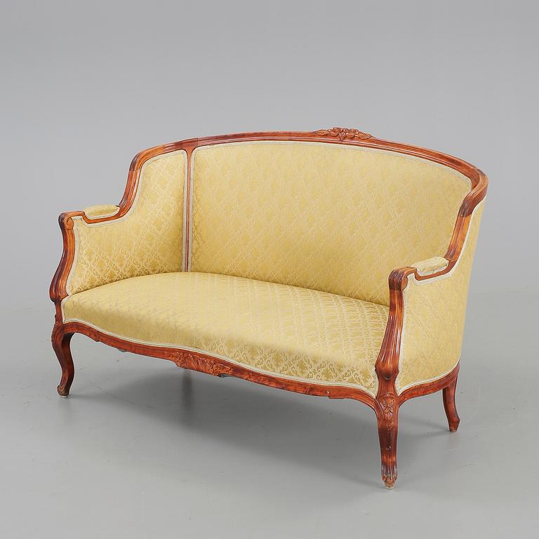 SOFFA, rokokostil, omkr år 1900.