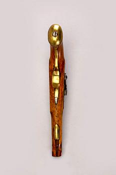 Pistol, percussion, probably Sweden, 19th century first part.